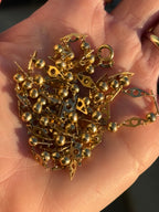 18k Fancy Ball Long Guard Chain