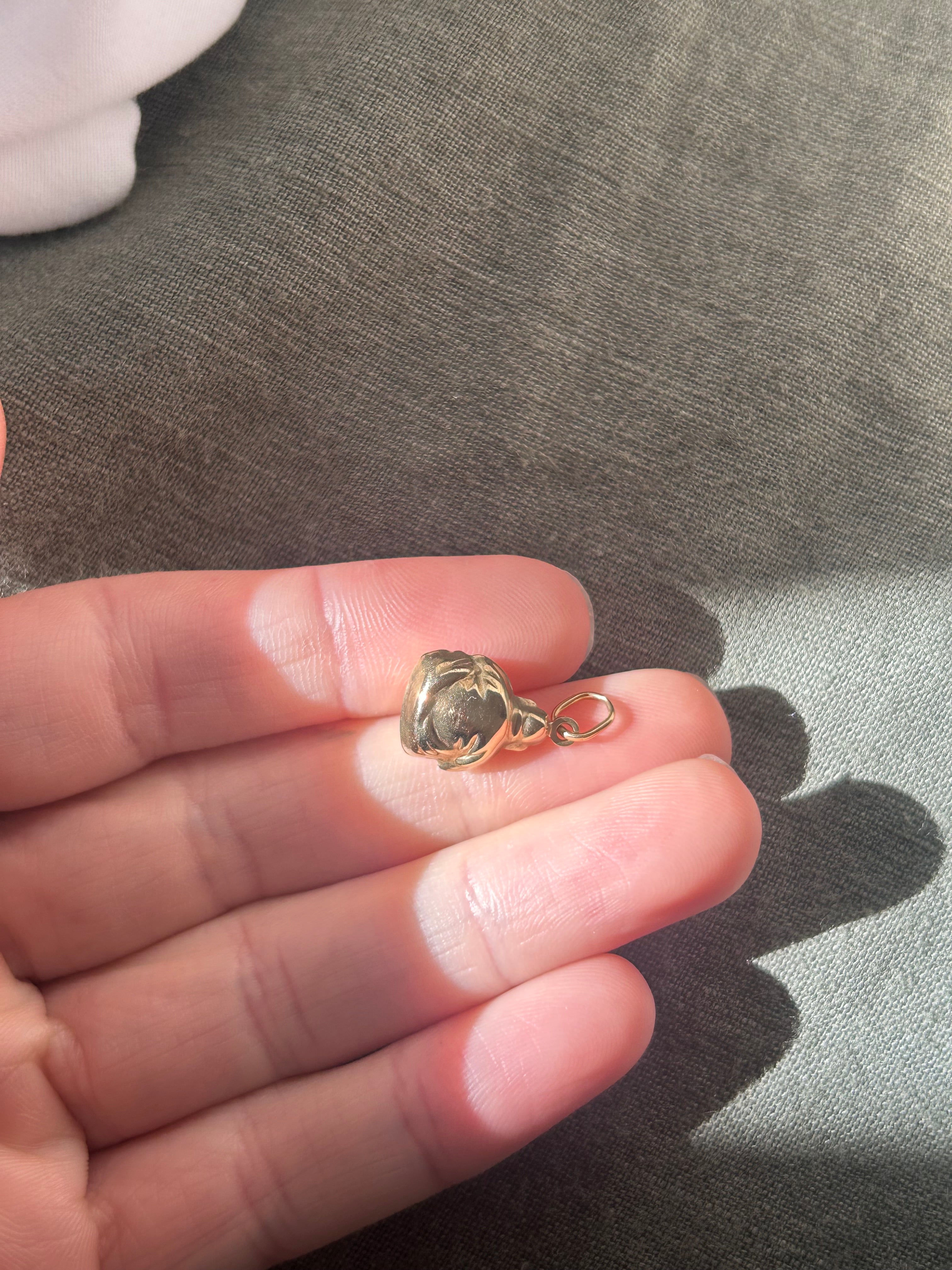 Mini Puffy Buddha Charm