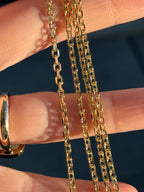 Solid Knife Edge Biker Chain