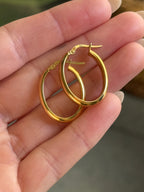 Chubby Oval Hoops