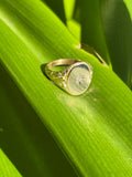 Filigree Starburst Signet Ring