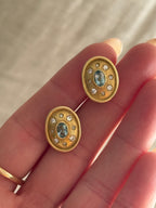 UNOAERRE Aqua Diamond Earrings