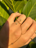 Diamond Heart Arrow Ring