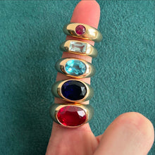 Load image into Gallery viewer, Aquamarine Aura Ring
