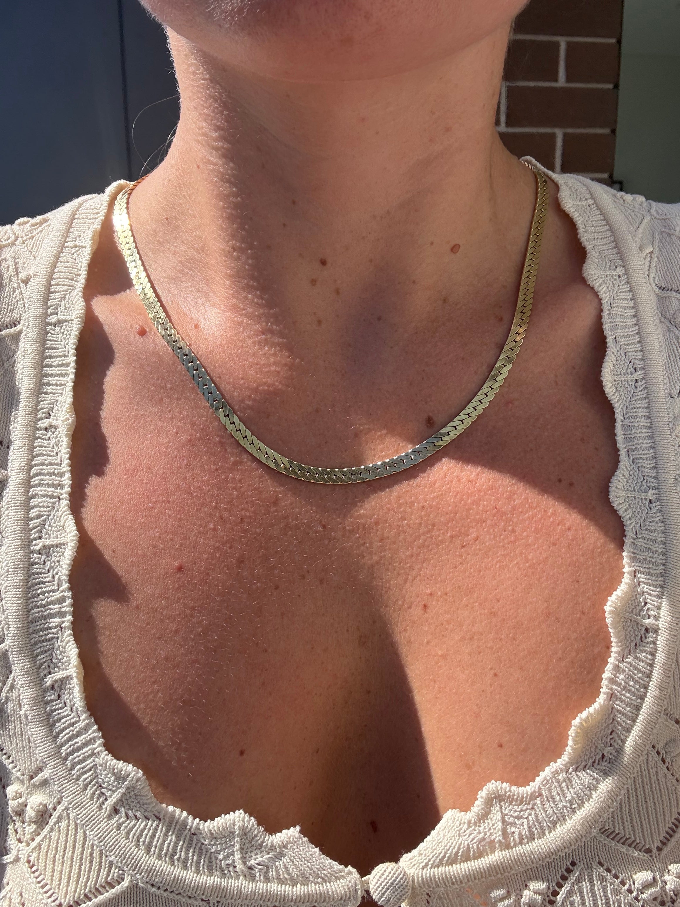 Solid Fishtail Curb Chain