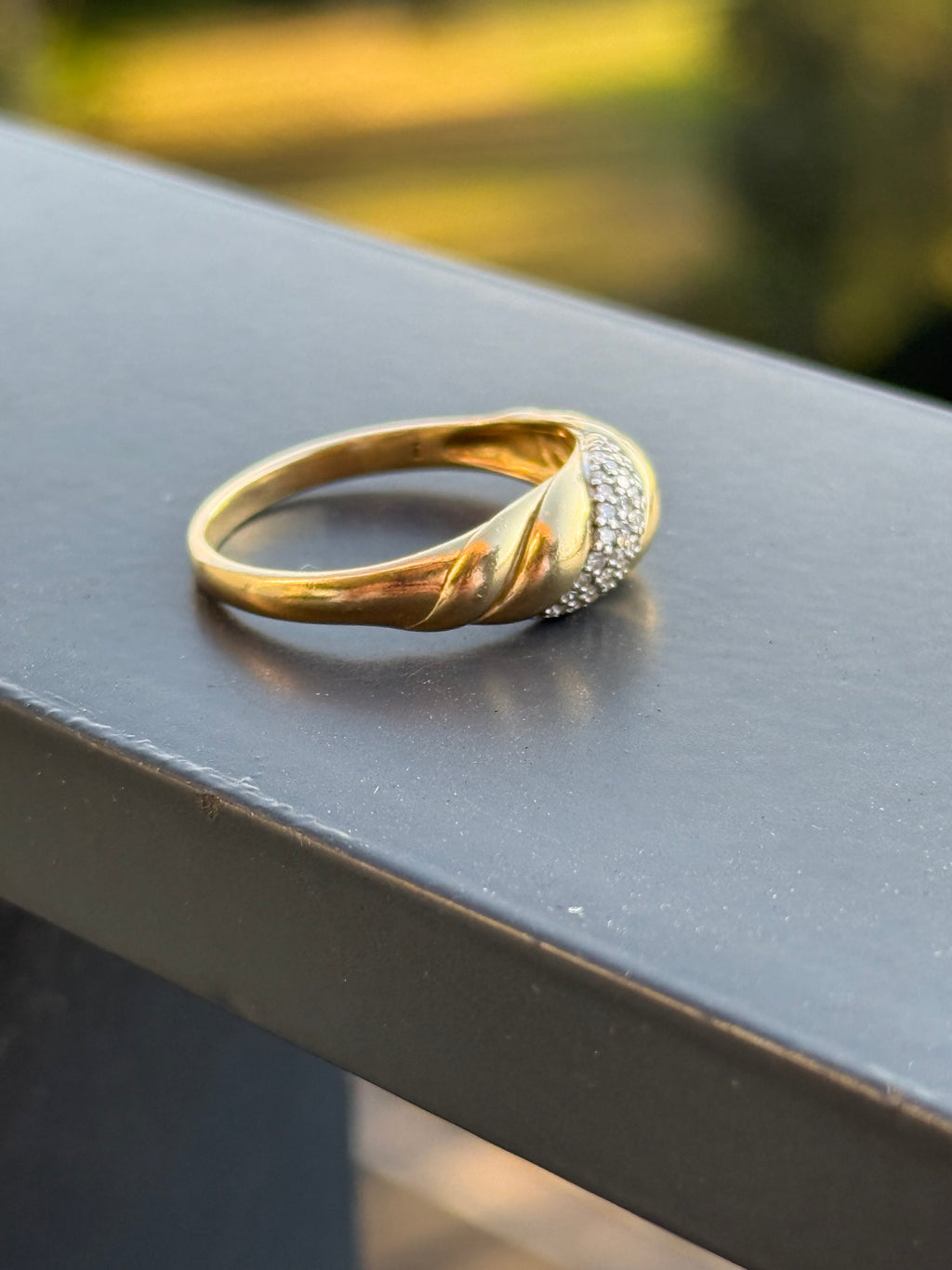 Diamond Croissant Ring