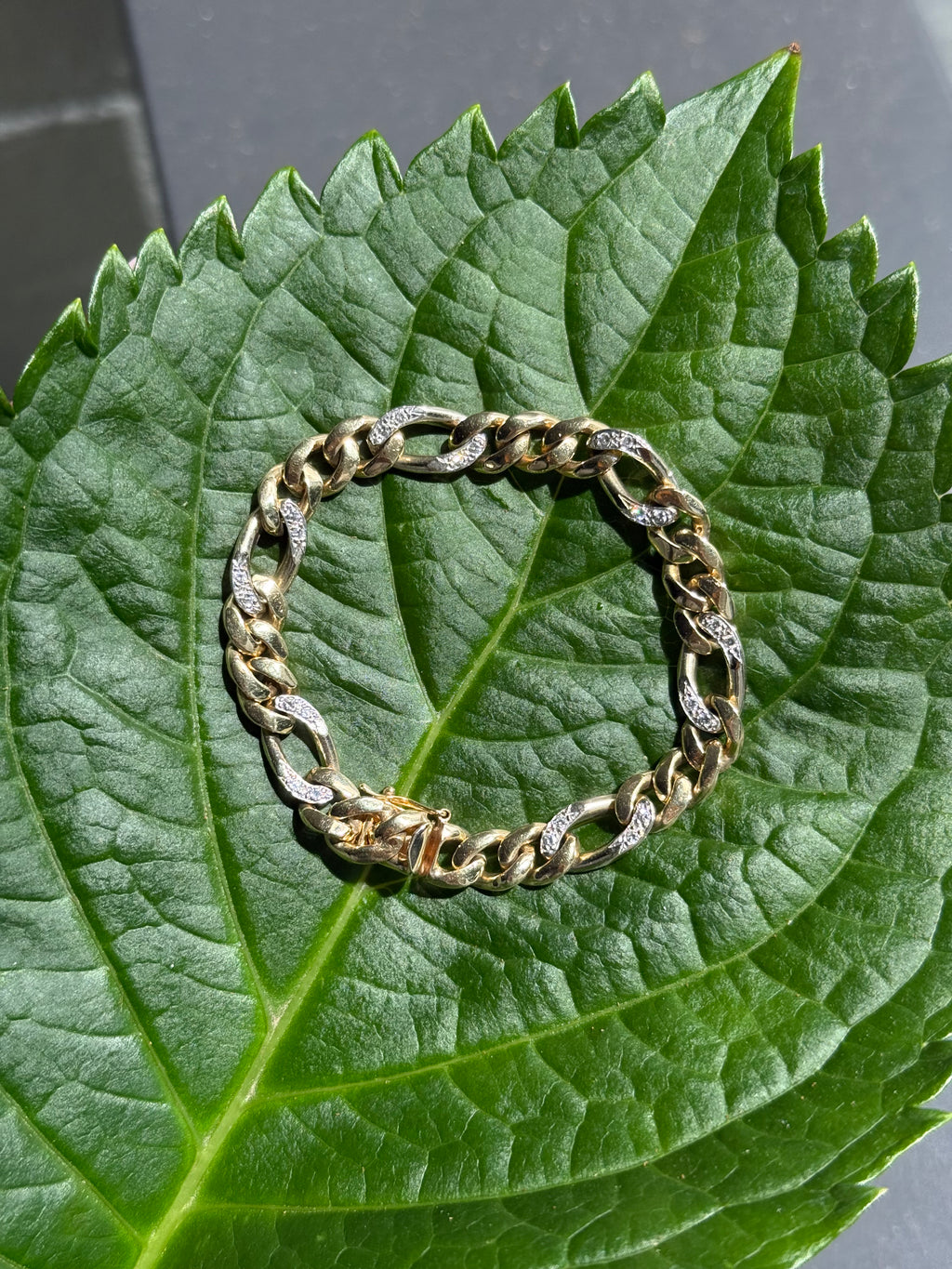 Diamond Figaro Bracelet