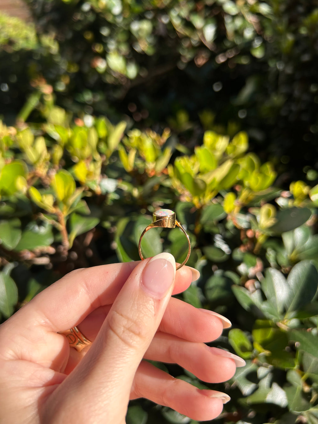 Opal Bezel Bypass Ring