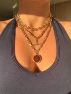 Solid Trombone Watch Chain