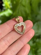 Diamond Baguette Heart