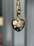 Diamond Heart Lucky Charm