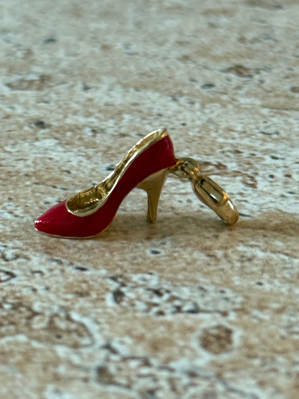 Enamel Heel Charm