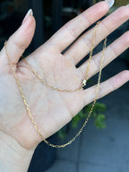 Solid Paperclip Biker Chain