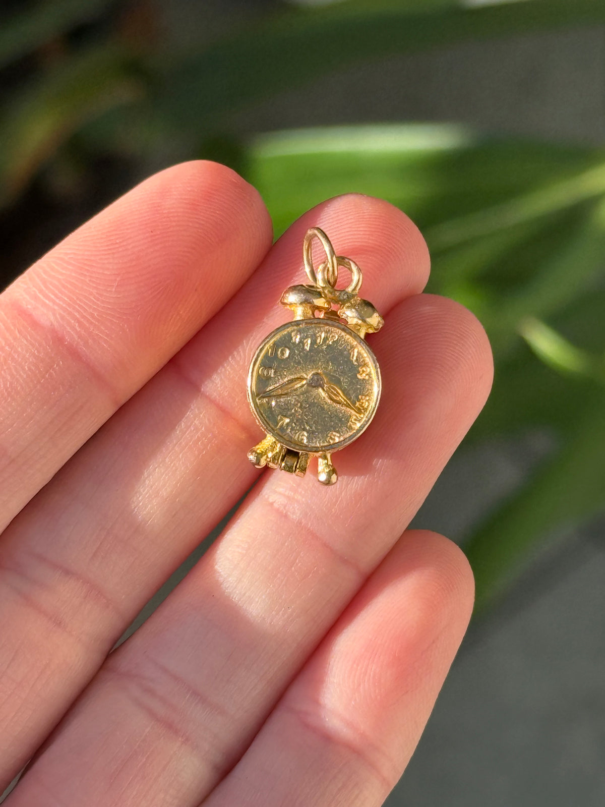 Open Clock Charm