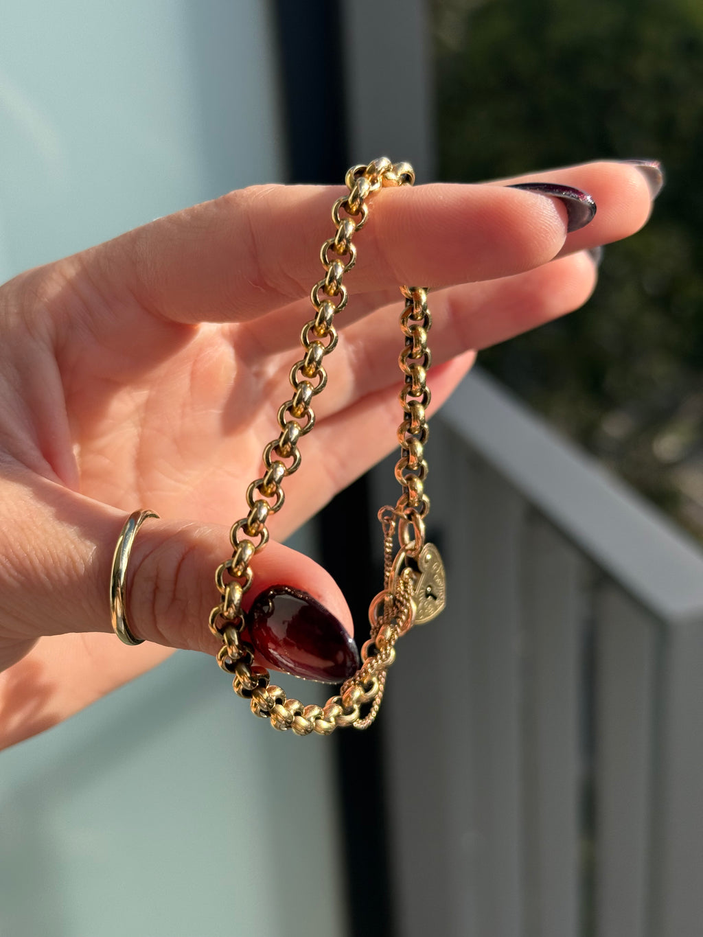 Rolo Padlock Bracelet