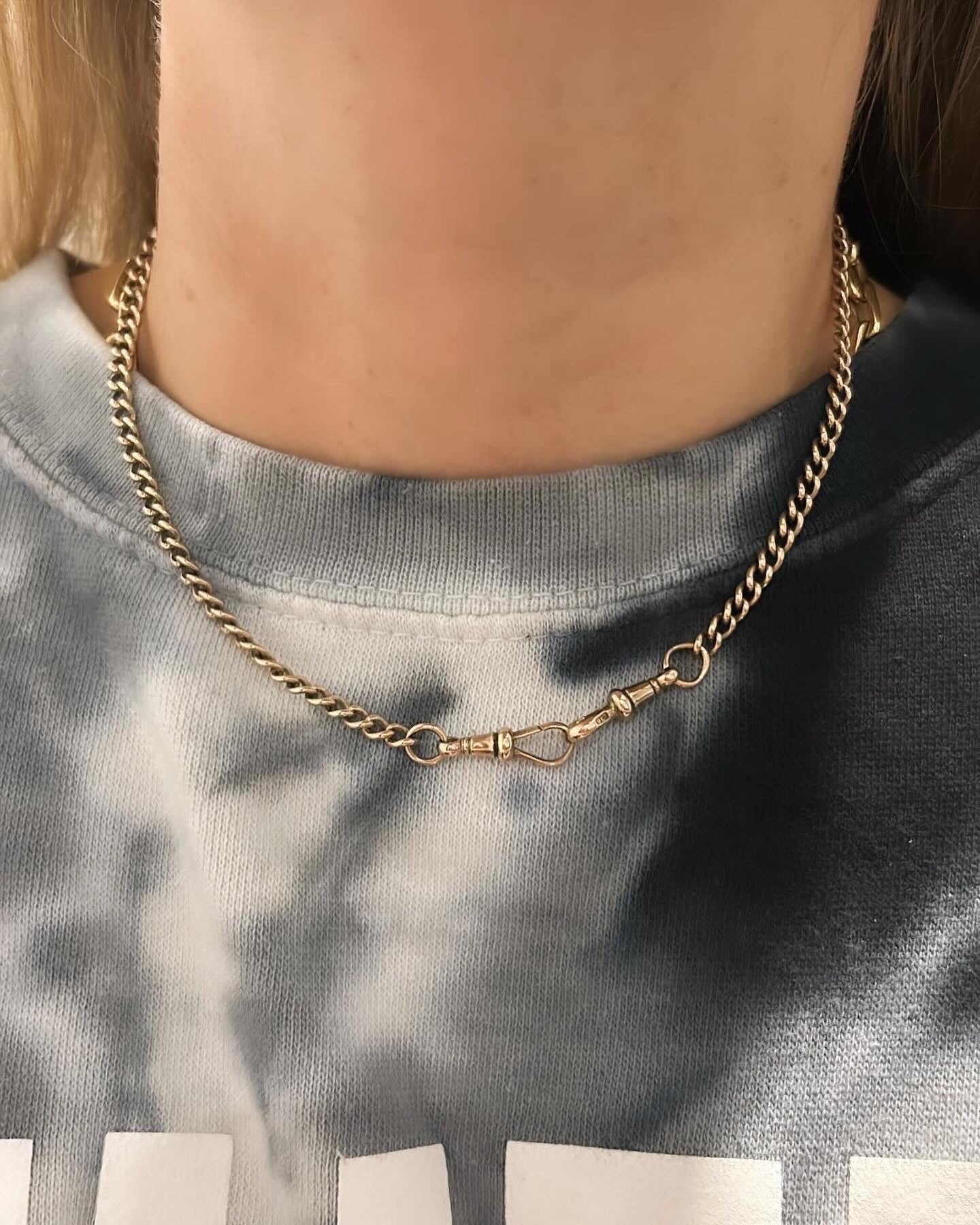 Antique Rosy Watch Chain