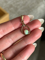 Opal Diamond Drop Charm