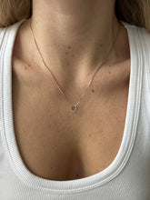 Load image into Gallery viewer, Diamond Circle Charm Holder / Spacer
