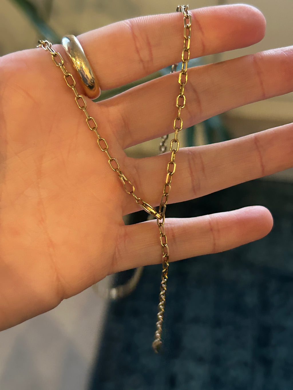 Solid Long Biker Chain