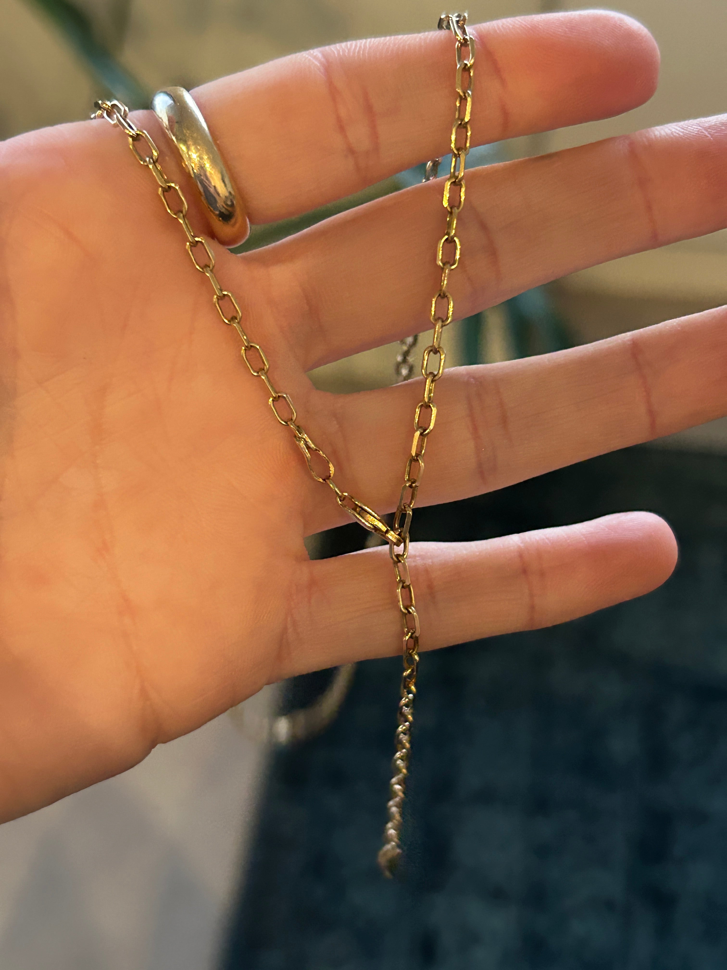 Solid Long Biker Chain