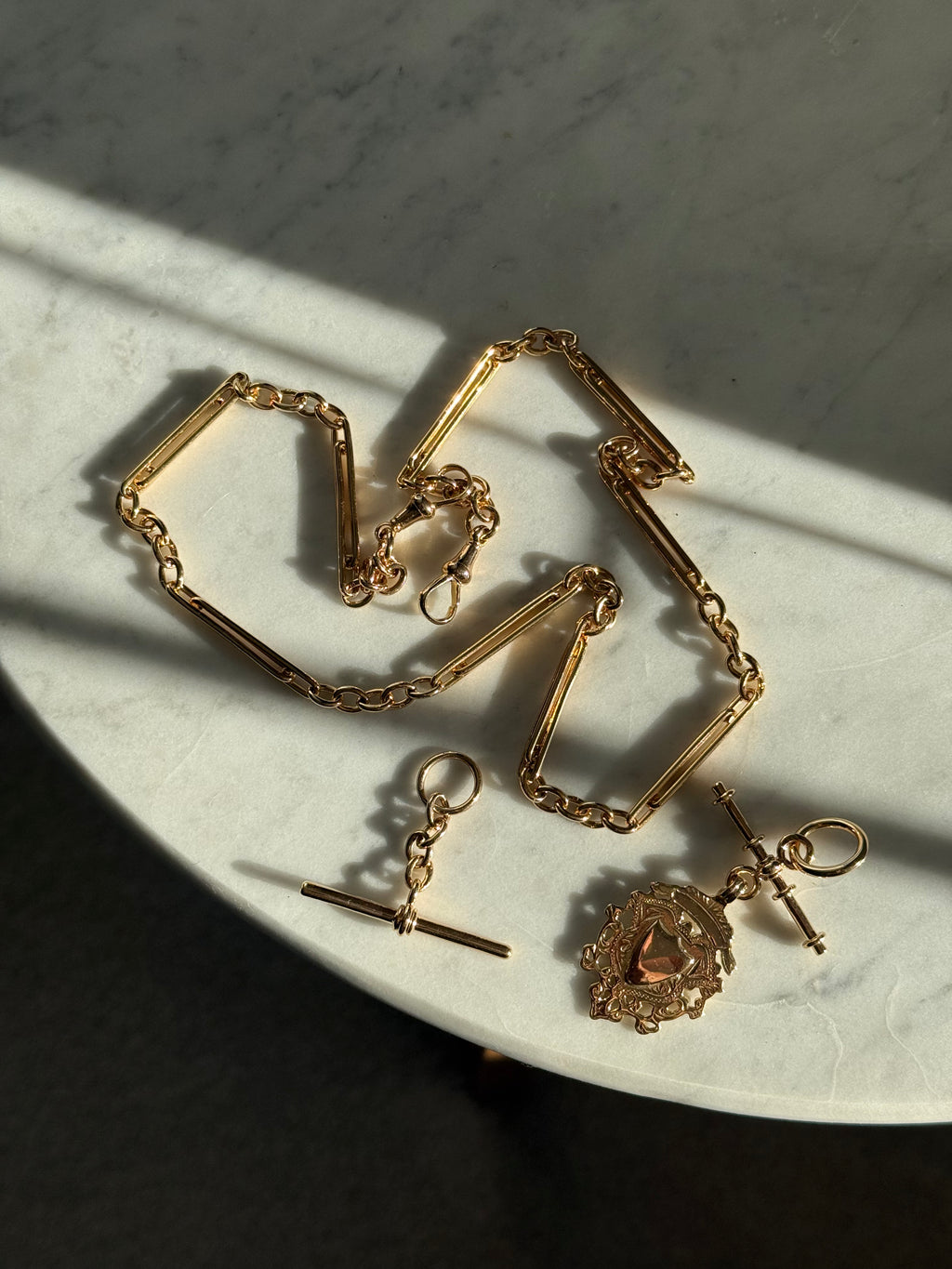 Antique Fetter Watch Chain Set