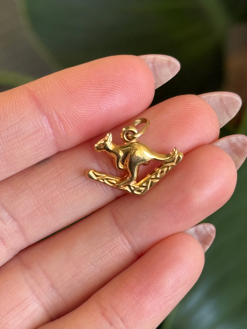 Unoaerre Aussie Boomerang Kangaroo Charm