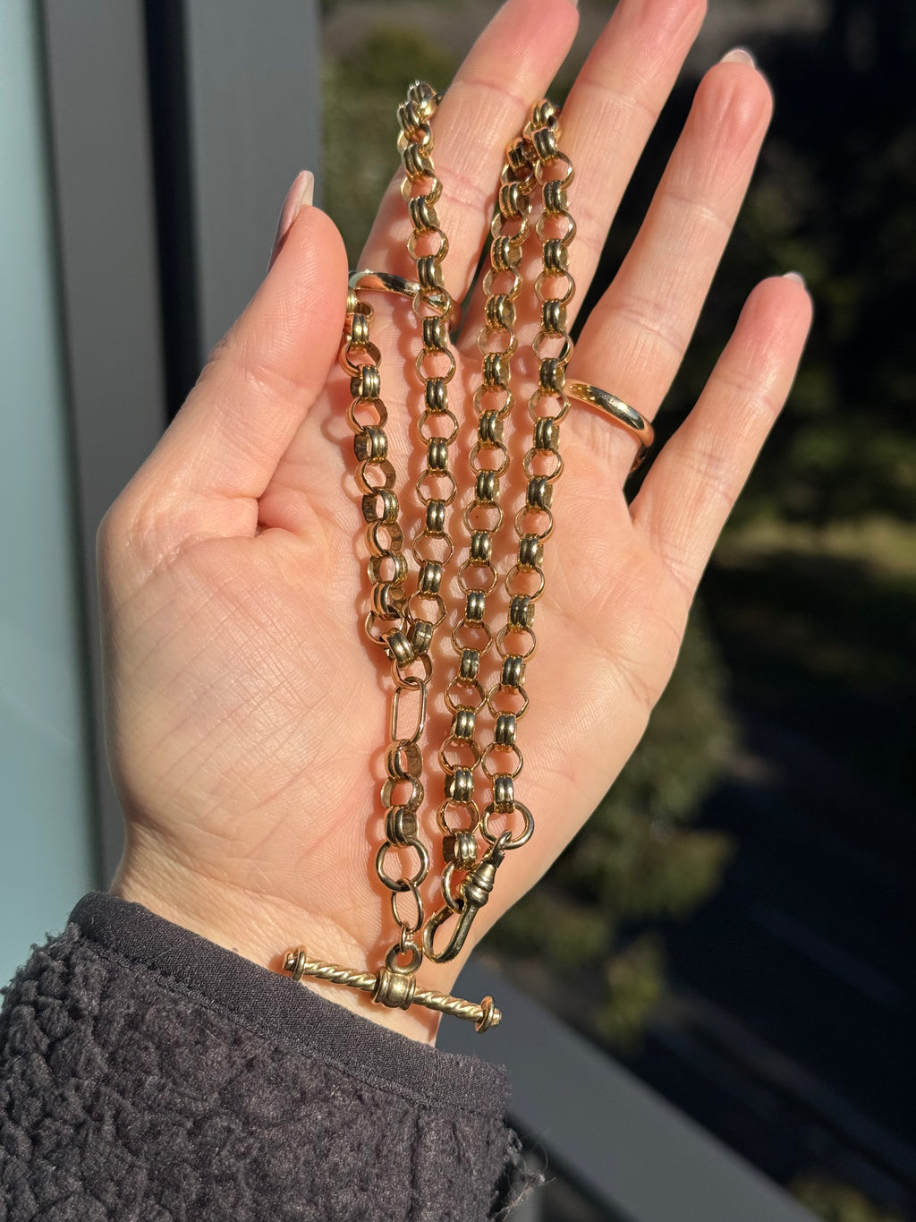 Fancy Rolo Watch Chain