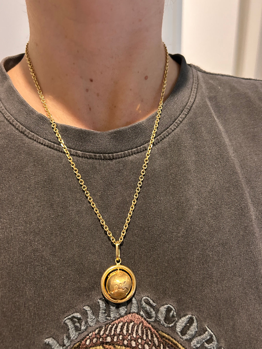 Spinning Globe Charm