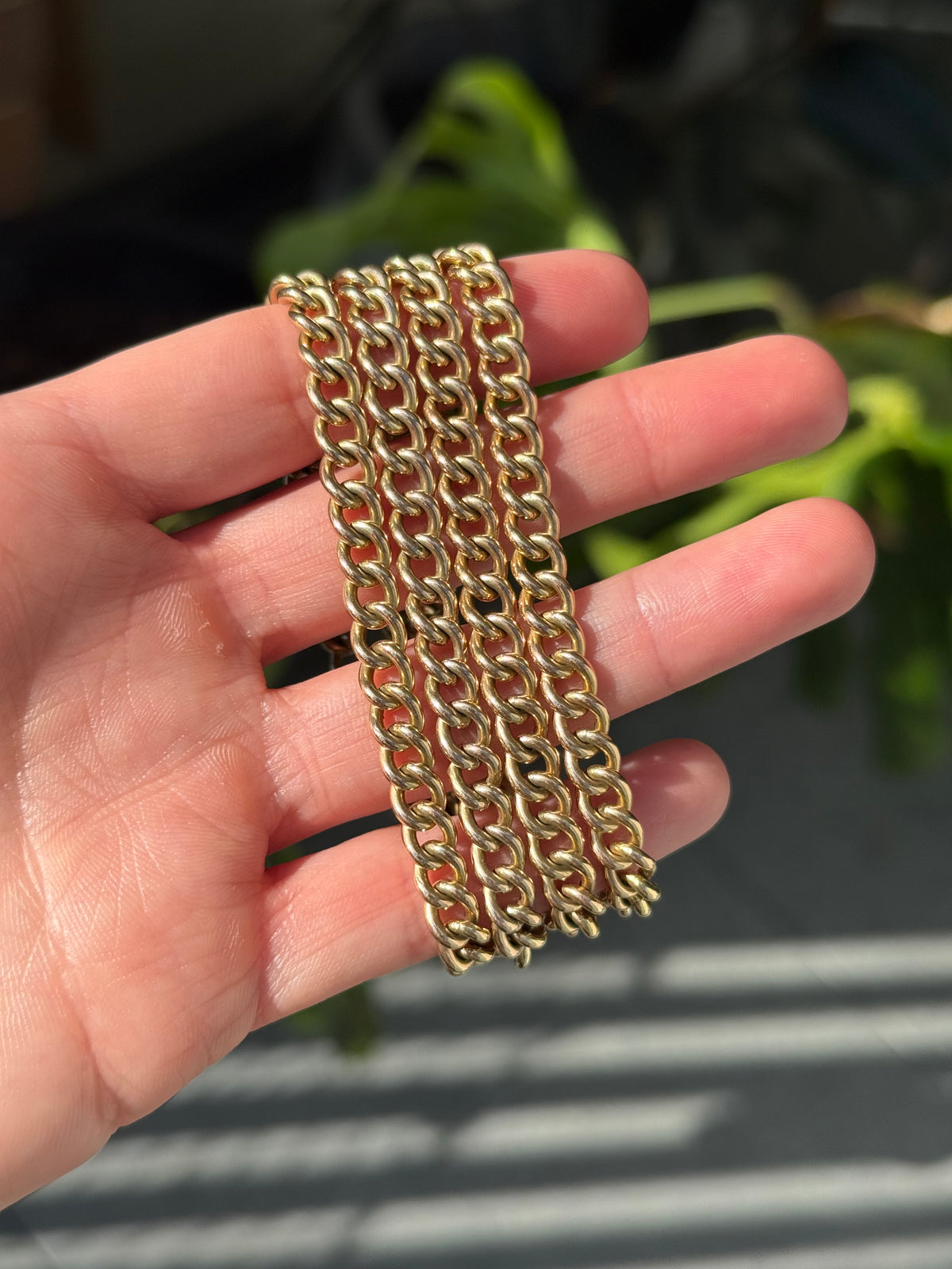 10k 28” Antique Albert Watch Chain