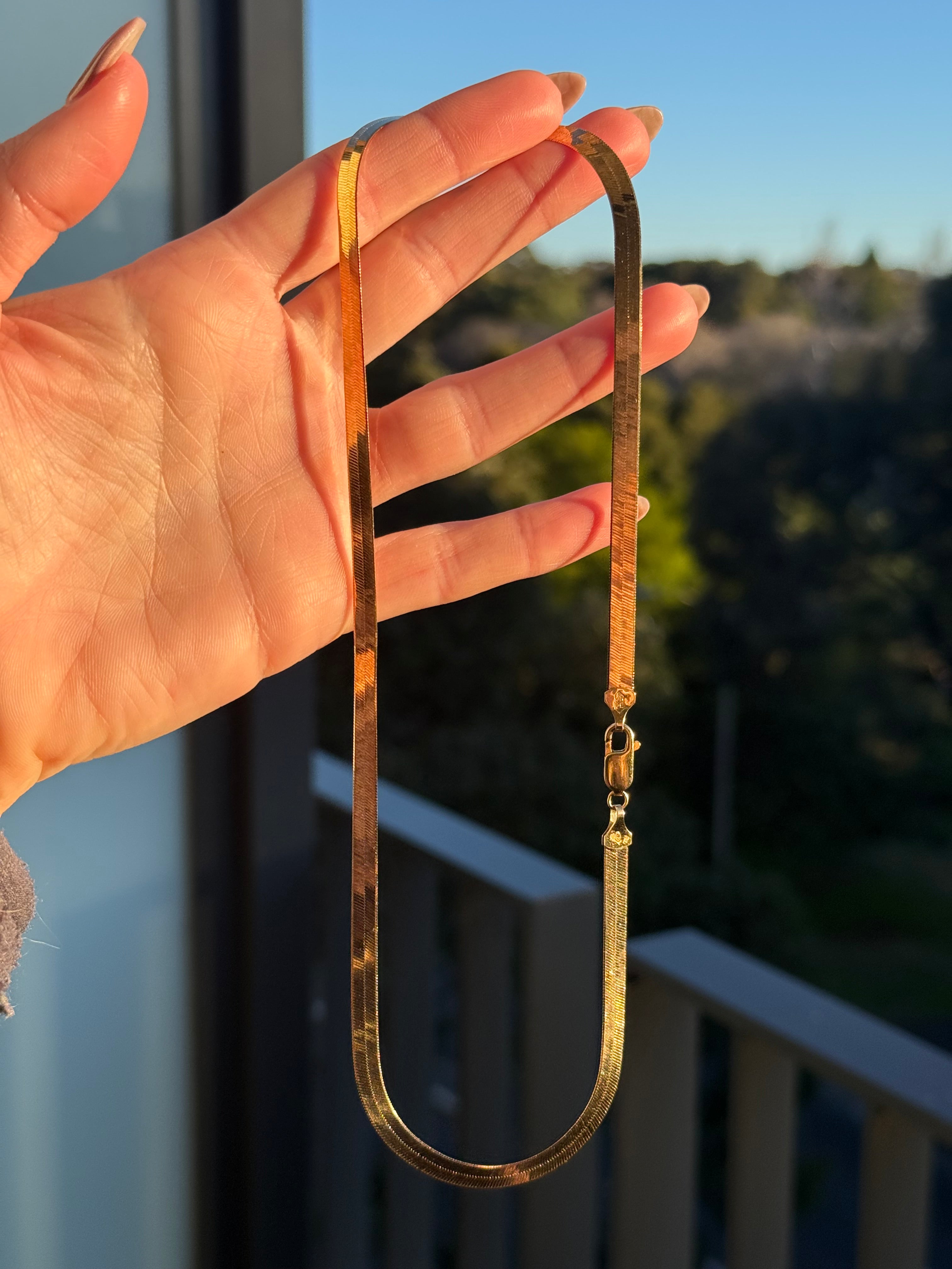 Silky Herringbone Chain