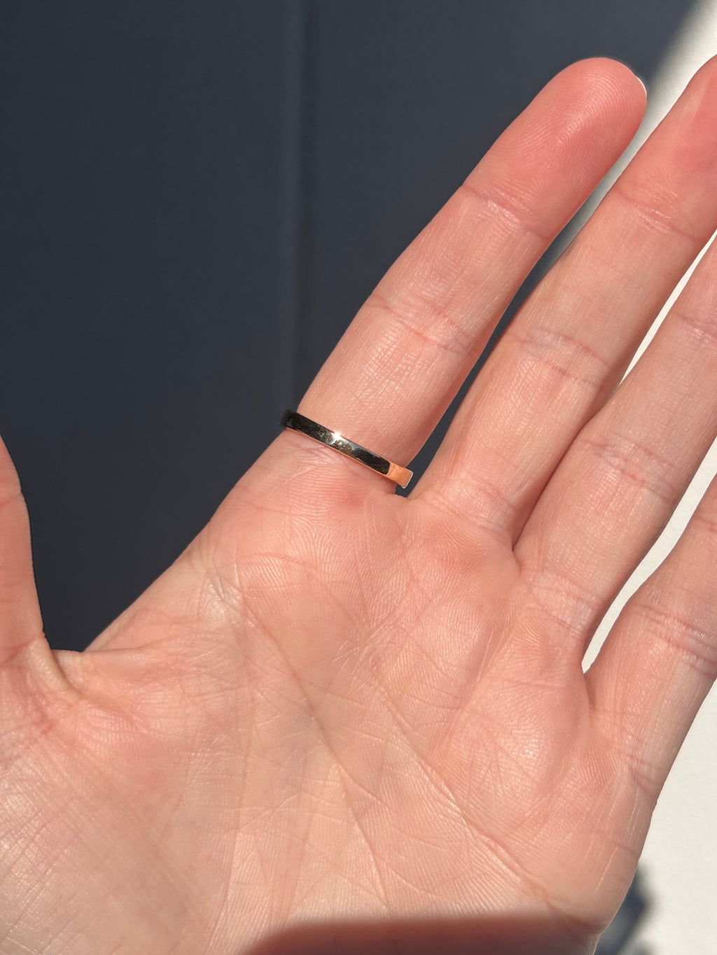 Champagne Diamond Stacker Band