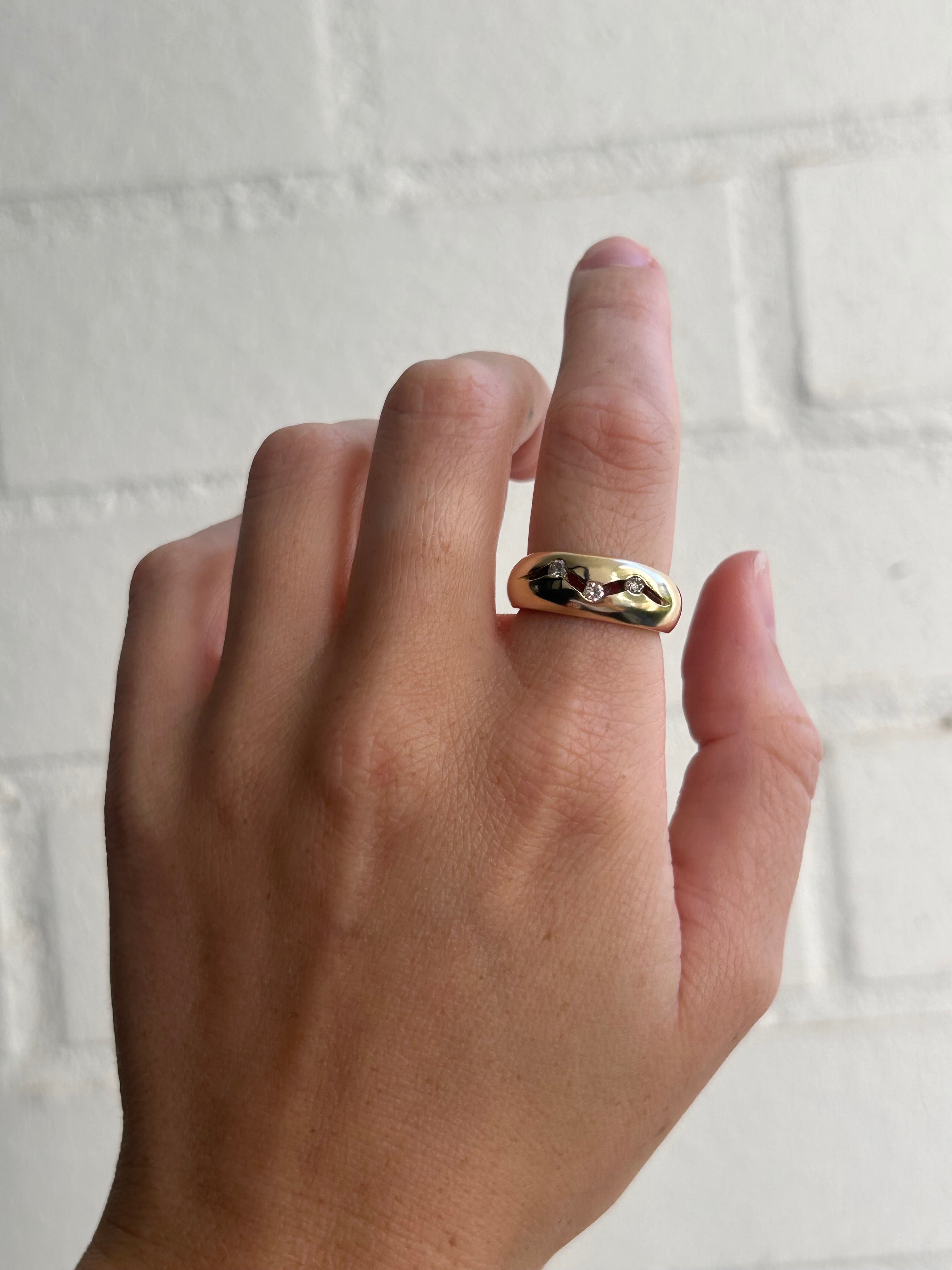 Diamond Dome Ring