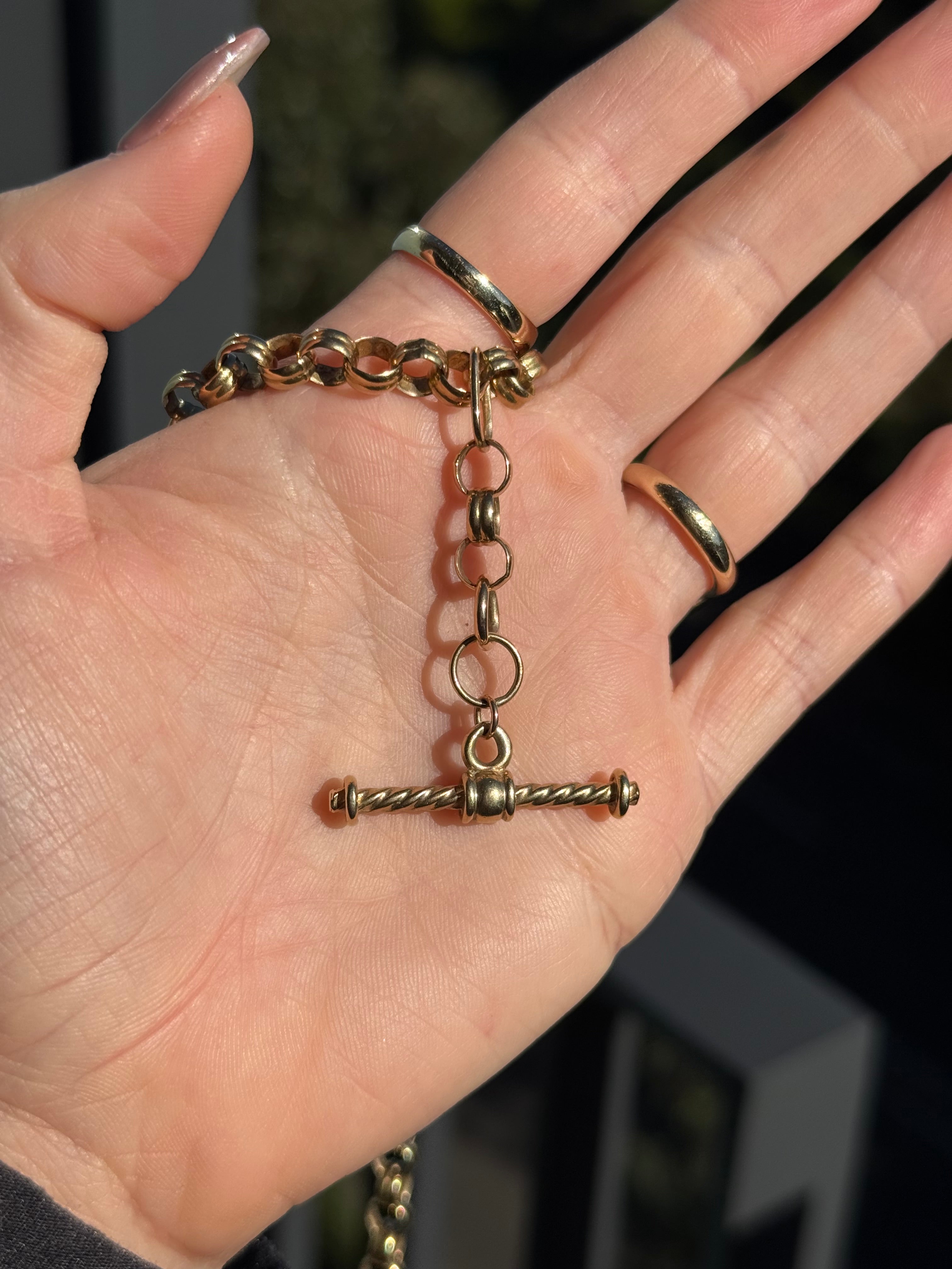 Fancy Rolo Watch Chain