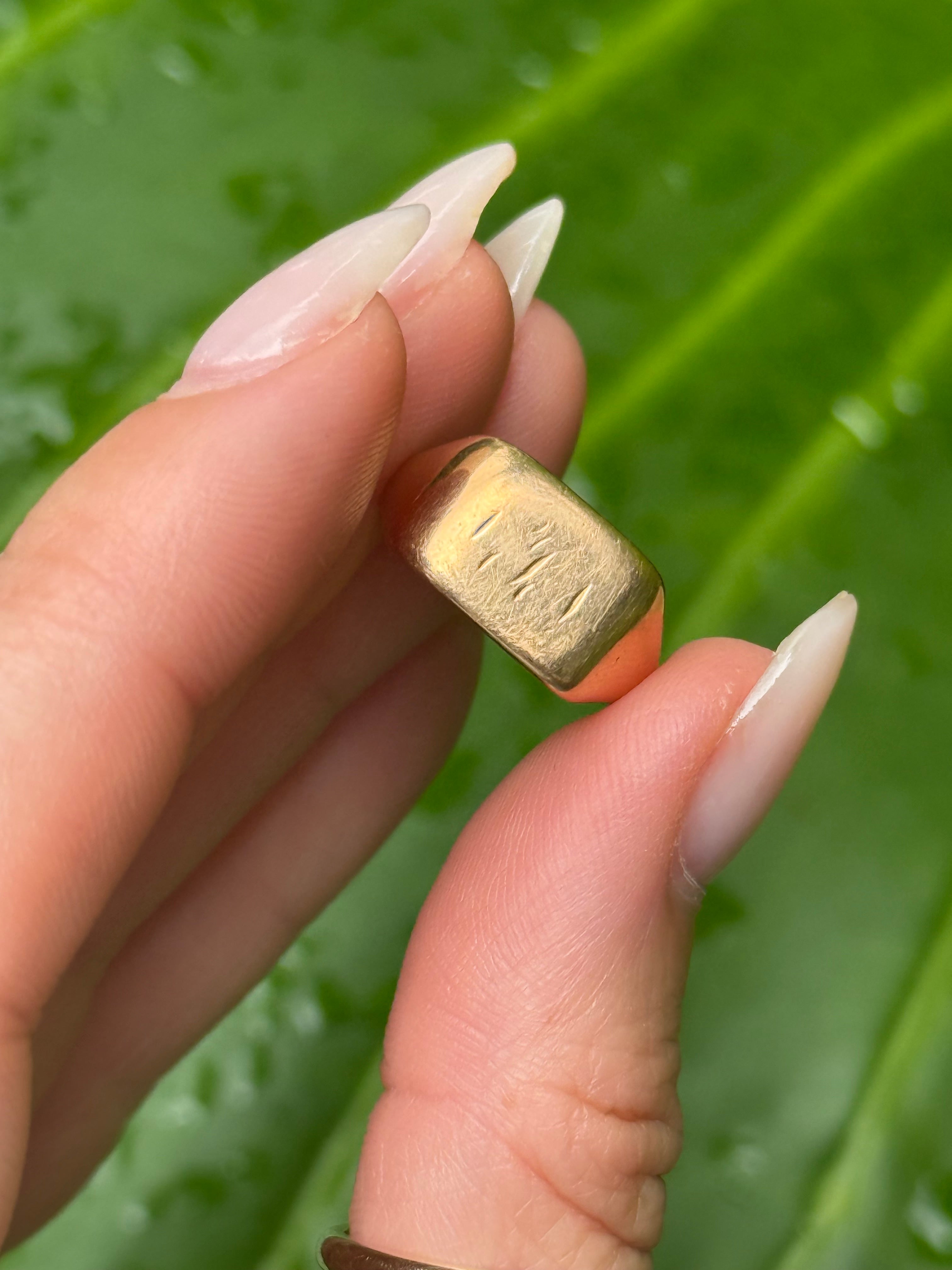 Antique Square Signet