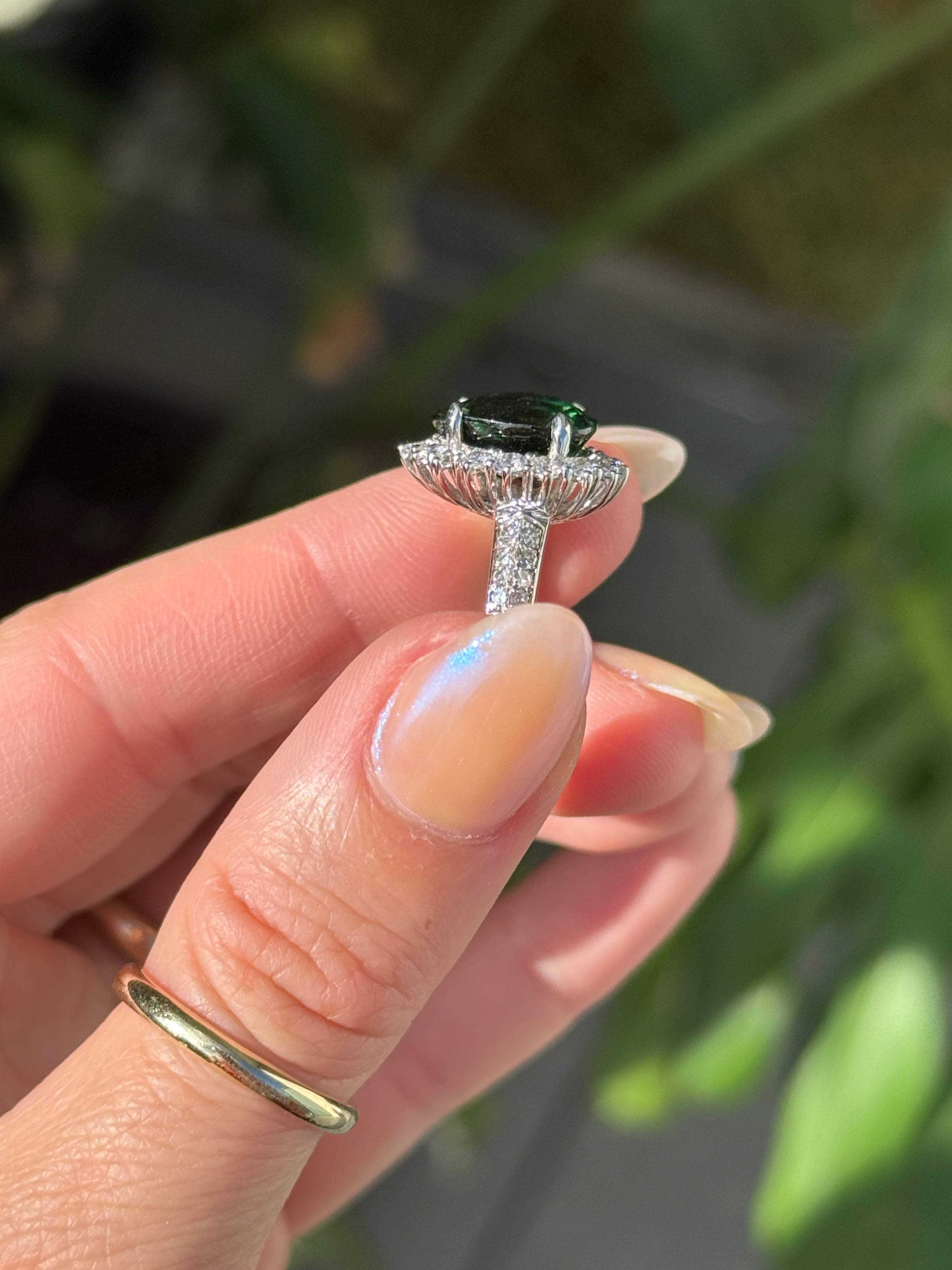 Teardrop Diamond Cocktail Ring