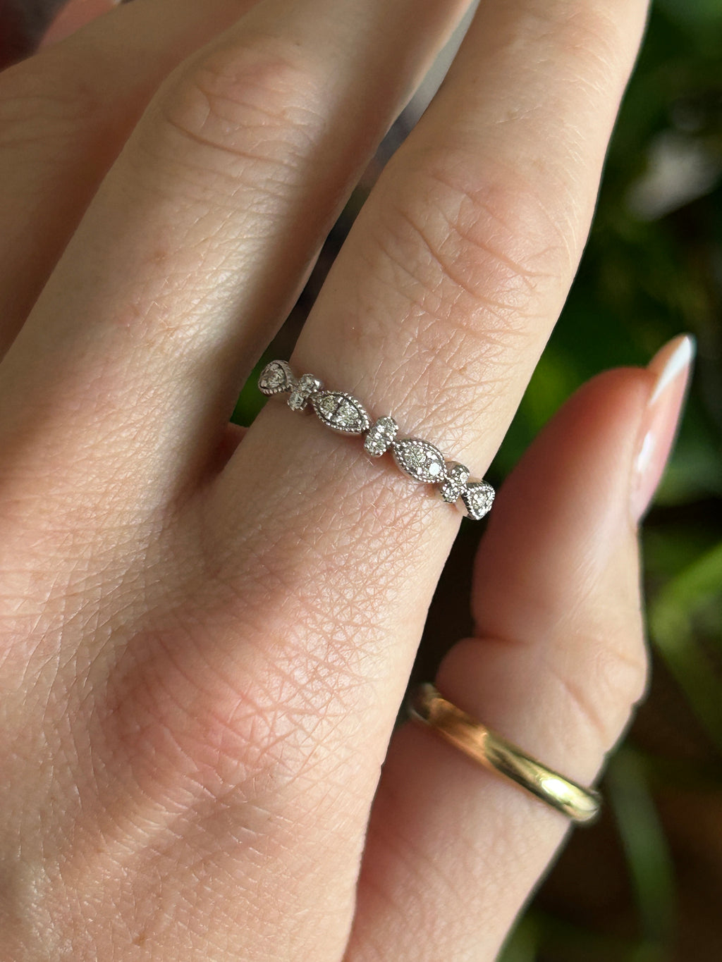 Art Deco Diamond Band