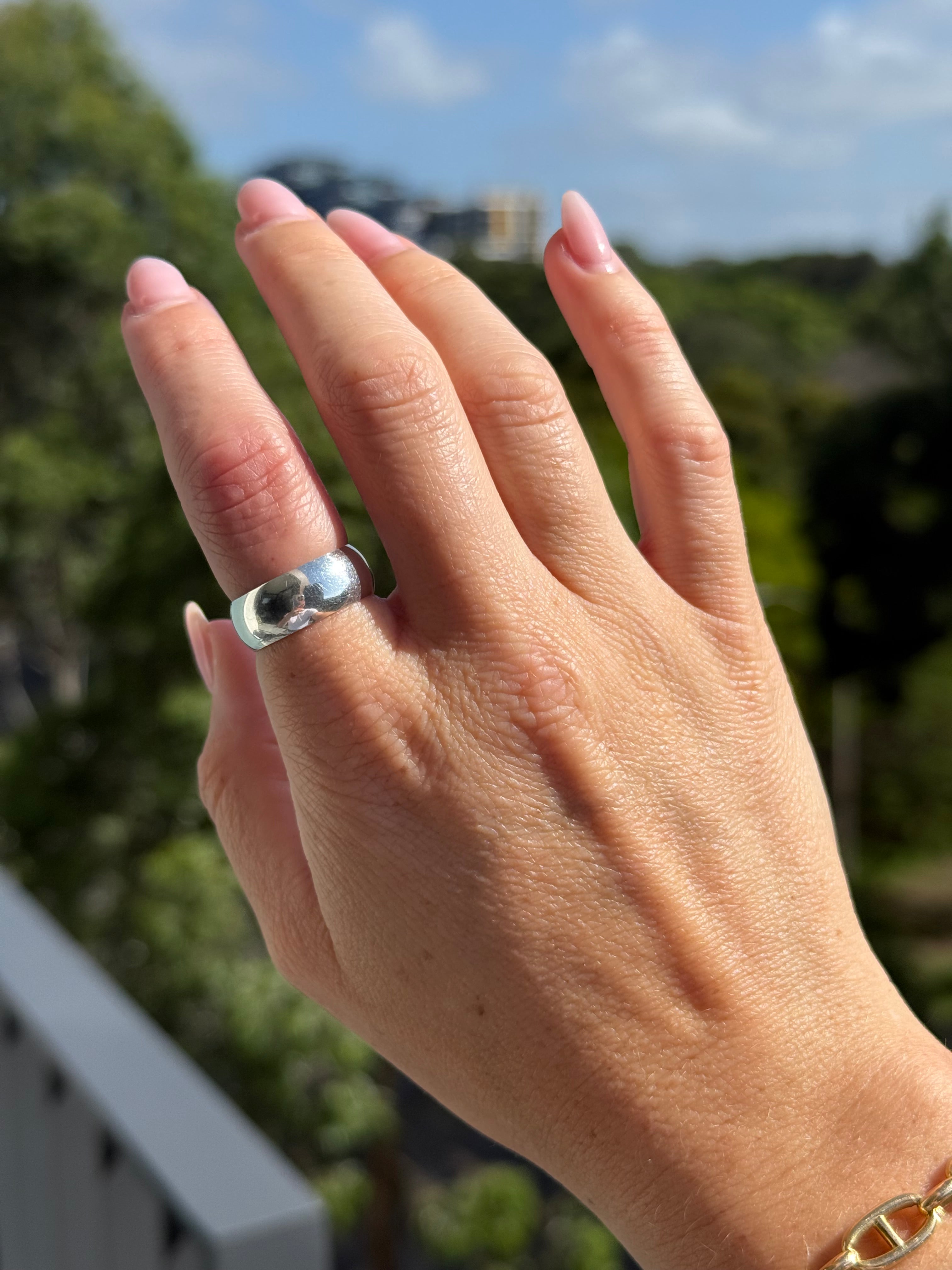 Sterling Silver Cigar Band