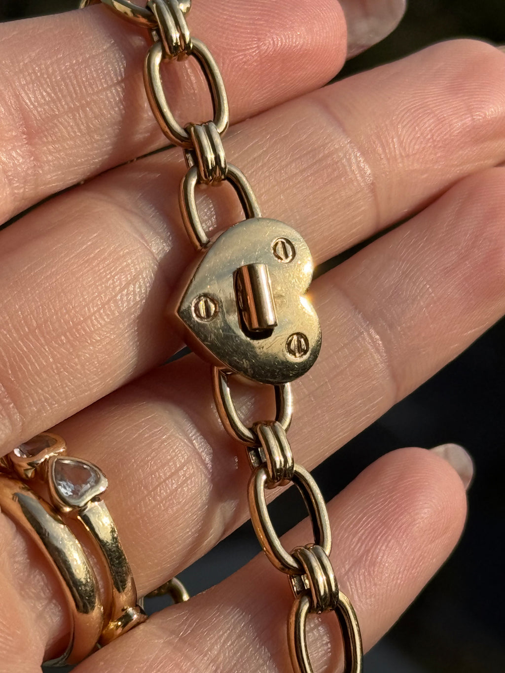 Heart Lock Bracelet