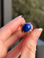 Lapis Cabachon Ring
