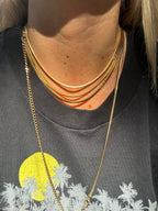 Triple Square Graduated Snake Choker