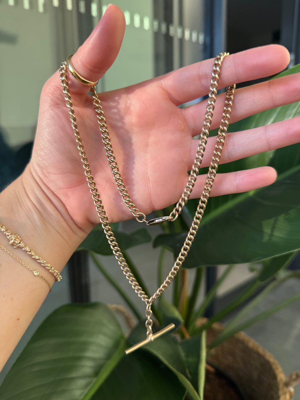 Solid Antique Watch Chain