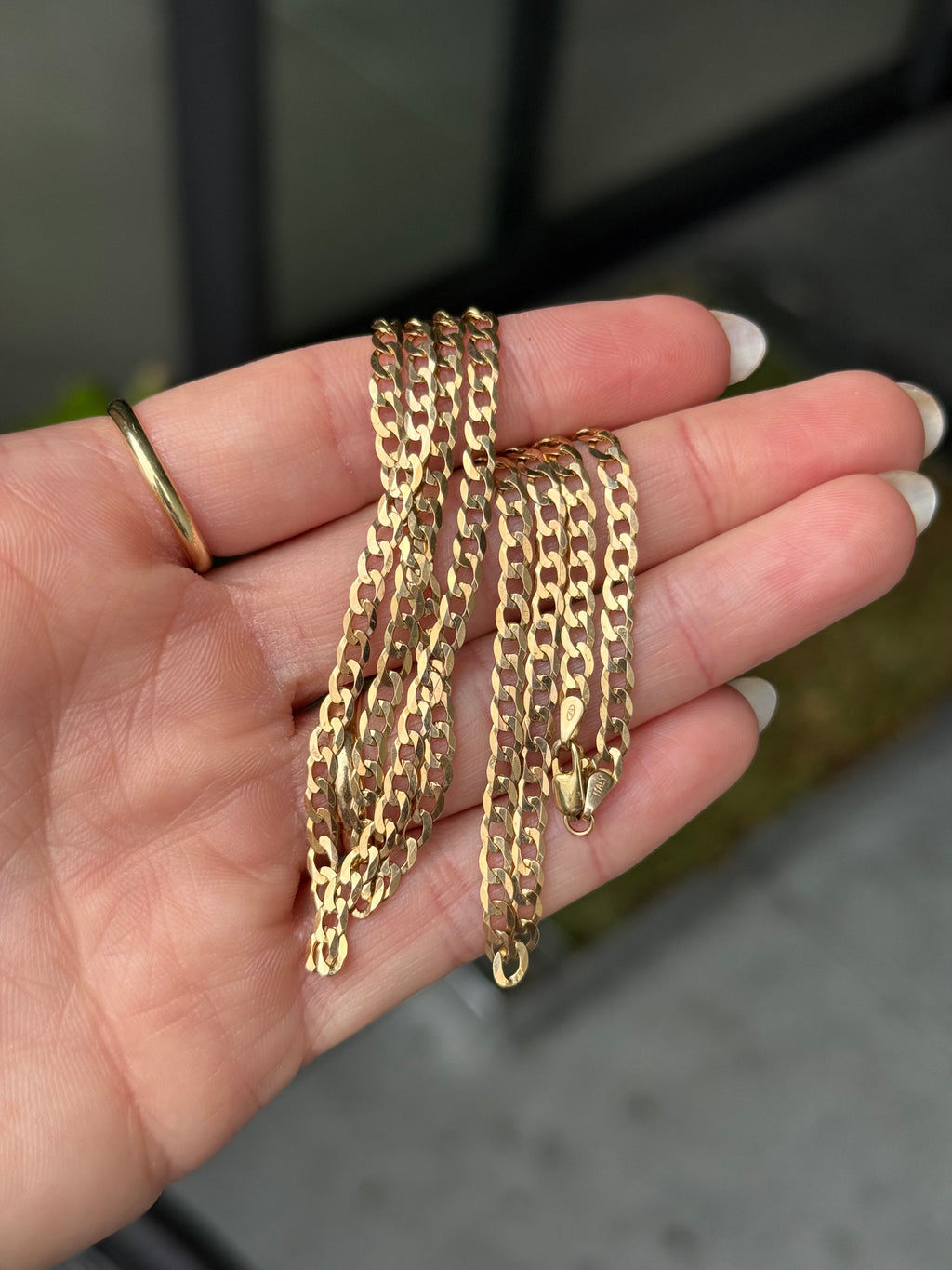 Long Flat Cuban Chain