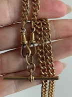 Antique Albert Curb Watch Chain