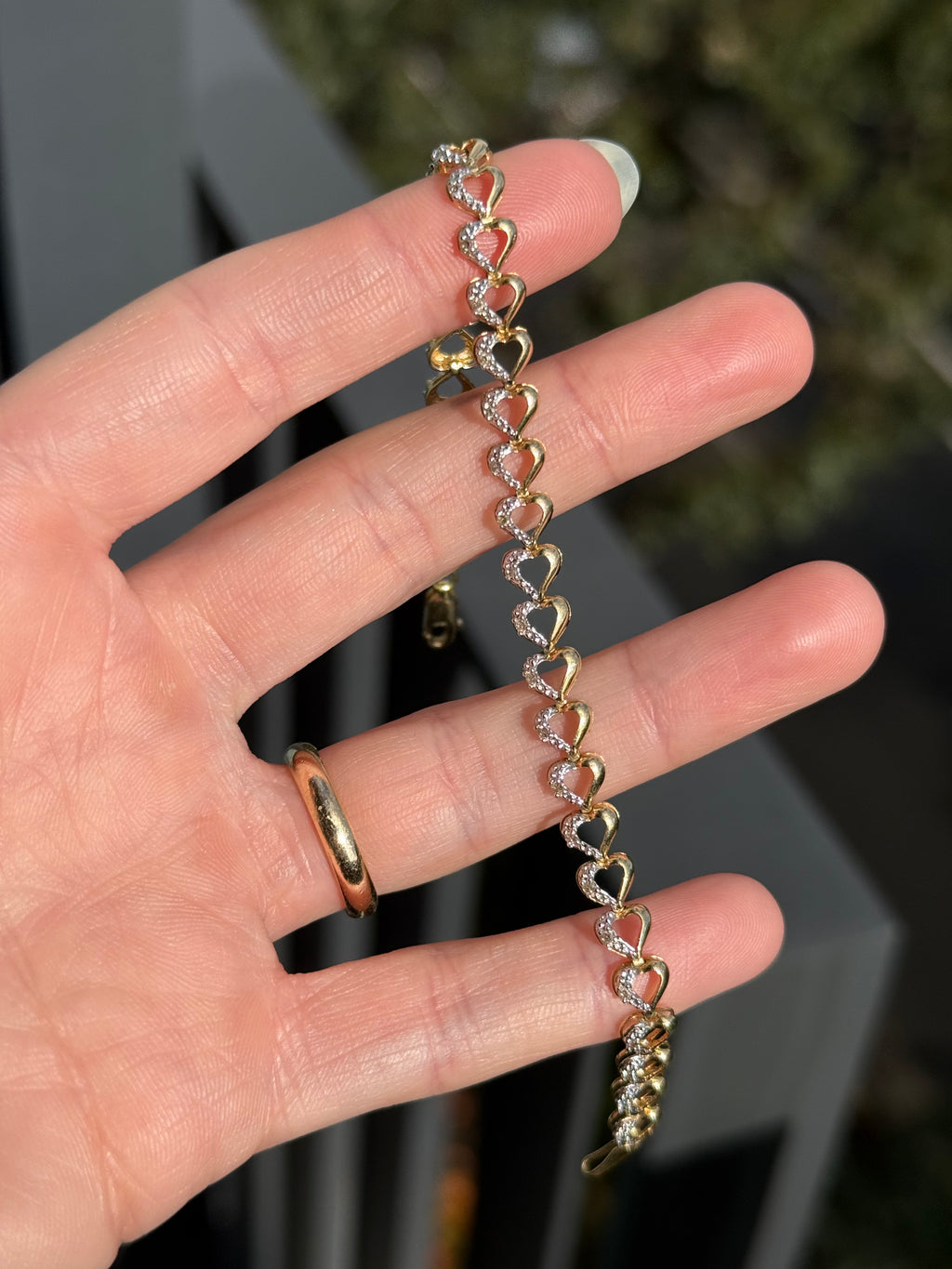 Diamond Heart Bracelet