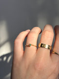 Dainty Emerald Ring