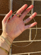 Striped Omega Wire Chain