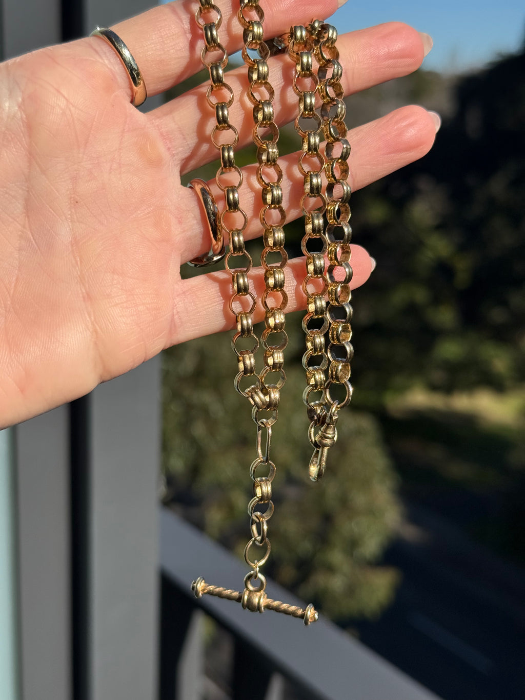 Fancy Rolo Watch Chain