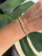 Solid Bar Tennis Braceler