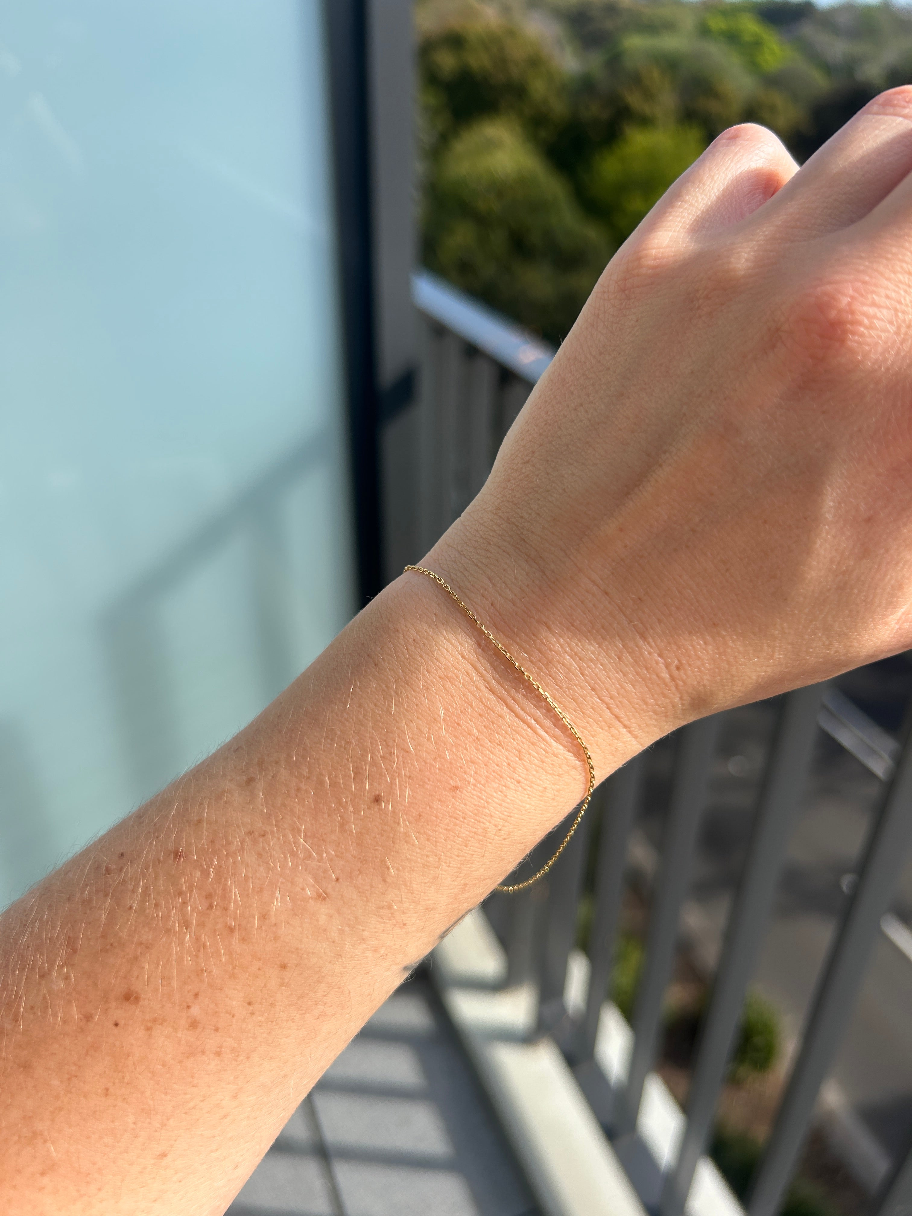 Dainty Biker bracelet