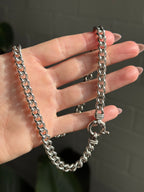 Solid Silver Bolt Curb